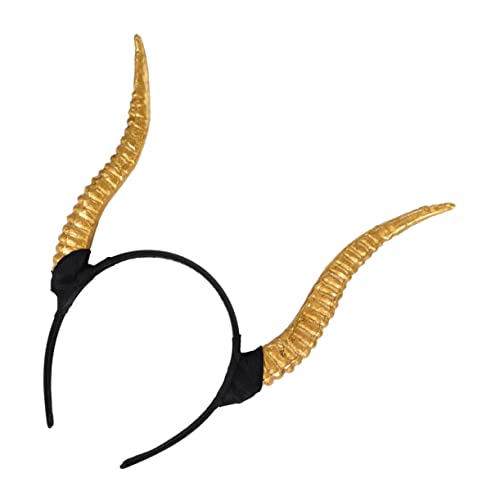 LALADEFIEE Hörner Stirnband Für Halloween Teufelshorn Haarreifen Cosplay Zubehör Einheitsgröße Gothic Kopfbedeckung von LALADEFIEE