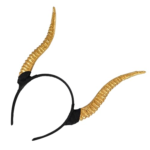 LALADEFIEE Schafshorn Stirnbänder Für Halloween Elastisch Und Leicht Passt Zu Kostümen Und Täglicher Mode von LALADEFIEE