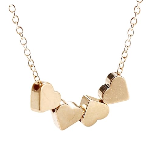 LALADEFIEE Damen Armband aus Legierung mit Kreativem Verstellbares Retro Schmuckstück Modisches Schlichtes Herzarmband für Alltag Party und von LALADEFIEE