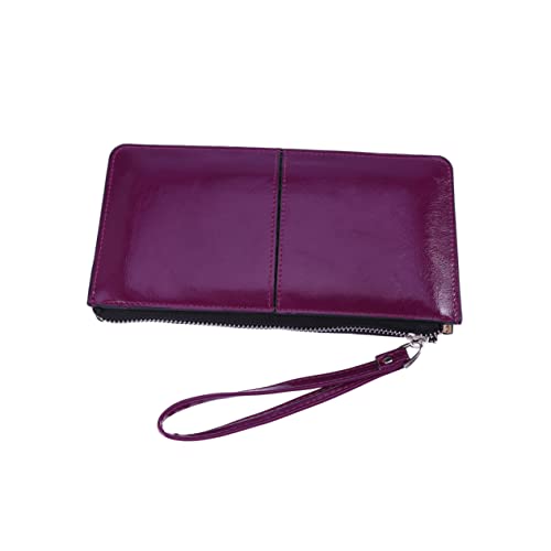 LALADEFIEE Damen Geldbörse Hohe Kapazität Reißverschluss Und Schnallenverschluss Eleganter Handheld Clutch Für Handy Und Persönliche Gegenstände Vielseitige Envelope Bag LALADEFIEE Damen Geldbörse Hohe Kapazität Reißverschluss Und Schnallenverschluss Eleganter Handheld Clutch Für Handy Und Persönliche Gegenstände Vielseitige Envelope Bag von LALADEFIEE