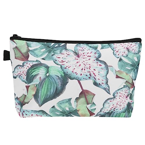 LALADEFIEE Damen Kosmetiktasche Blumenmuster Tragbare Schminktasche für Reisen Kleine Kulturbeutel aus Netzstoff Organizer für Kosmetika und Toilettenartikel LALADEFIEE Damen Kosmetiktasche Blumenmuster Tragbare Schminktasche für Reisen Kleine Kulturbeutel aus Netzstoff Organizer für Kosmetika und Toilettenartikel von LALADEFIEE