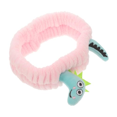 LALADEFIEE Damen Stirnband Dinosaurier Cartoon Haarband Für Make-up Gesichtswäsche Spa Teens Mädchen Hairband Hairband von LALADEFIEE