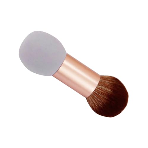 LALADEFIEE Doppelseitiger Make up Pinsel Für Kosmetik Tragbarer Rougepinsel Multifunktionales Make up Werkzeug Für Frauen Für Lose Puder Kompakt Und Leicht Zu Verwenden von LALADEFIEE