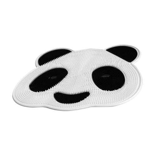 LALADEFIEE Dusch-fußschrubber Mit Cartoon-panda-design Rutschfeste Fußmatte Für Dusche Entfernt Abgestorbene Haut Und Massiert Die Füße Für Entspannende Badeerlebnisse von LALADEFIEE