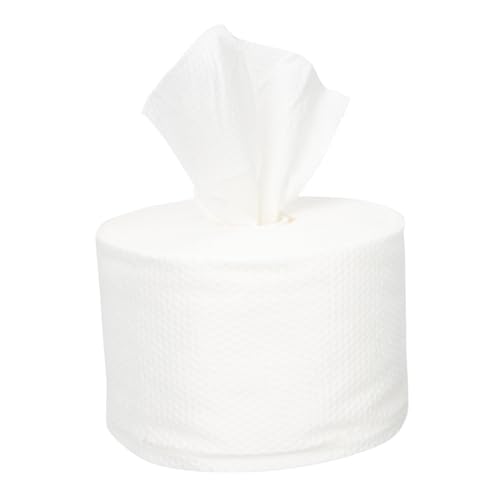 LALADEFIEE Einweg Gesichtsreinigungstücher Hautfreundlich Vollbaumwolle Sanftes Makeup Entferner Handtuch Trocken Verwendbar Praktisch für Reisen und Outdoor Porentief von LALADEFIEE