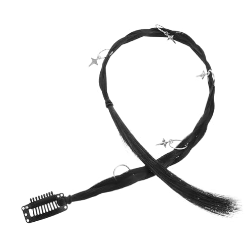 LALADEFIEE Geflochtene Pferdeschwanz-haarverlängerungen Aus Synthetischem Haar Für Kreative Frisuren Und Bunte Haarakzente Für Frauen Und Männer Einfach Anzubringen von LALADEFIEE