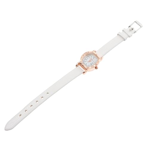 LALADEFIEE Elegante Damenuhr Mit Rechteckigem Zifferblatt Weiße Uhr Bequeme Passform Für Und Formelle Anlässe LALADEFIEE Elegante Damenuhr Mit Rechteckigem Zifferblatt Weiße Uhr Bequeme Passform Für Und Formelle Anlässe von LALADEFIEE