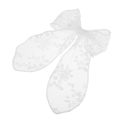 LALADEFIEE Haarnadel Mit Spitzenschleife Für Damen Schicke Haarspangen Mit Schleife Spitze Große Haarspange Mit Schleife Elegantes Accessoire Haarschleifen-clips Für Damen von LALADEFIEE