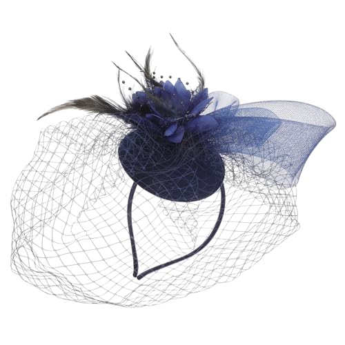 LALADEFIEE Tea Party Fascinator Kopfschmuck Mesh Damen Haarschmuck Für Party LALADEFIEE Tea Party Fascinator Kopfschmuck Mesh Damen Haarschmuck Für Party von LALADEFIEE