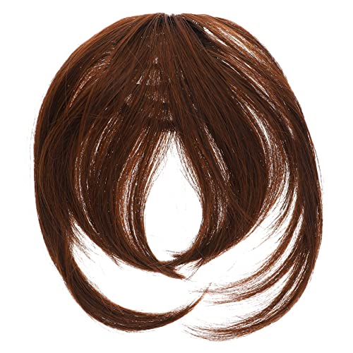 LALADEFIEE Clip Haarteil Für Frauen Naturgetreue Unsichtbare Haarschmuck Mit Seitlichen Strähnen Für Verschiedene Gesichtsformen Und Festliche Anlässe von LALADEFIEE