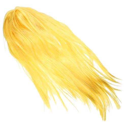 LALADEFIEE Fashionable Lange Gerade Perücke Für Damen Cosplay Kostüm Party-accessoire Hitzebeständig Für Halloween Hochzeiten Konzerte Und Themenpartys von LALADEFIEE