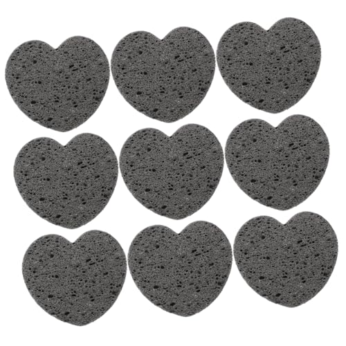 LALADEFIEE 30 Stück Herzförmige Gesichtsreinigungspads Wiederverwendbare Make-up-entferner-quasten Für Empfindliche Haut von LALADEFIEE