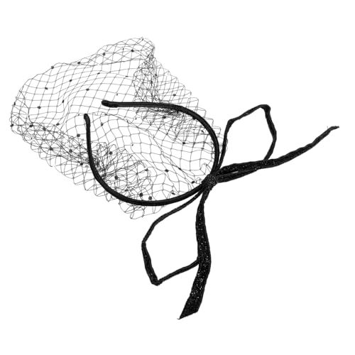 LALADEFIEE Haarband Mit Schleier Vintage Mesh Fascinator Haarschmuck Für Damen Romantisches Kopfbedeckung Für Hochzeiten Und Besondere Anlässe Leicht Und Atmungsaktiv Elegantes Design von LALADEFIEE