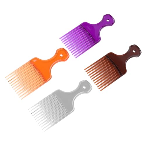 LALADEFIEE 4 Stück Kunststoff-friseurkämme Feine Zahnkämme Haarstyling-kämme Haarspray-bürste Für Männer Und Jungen von LALADEFIEE