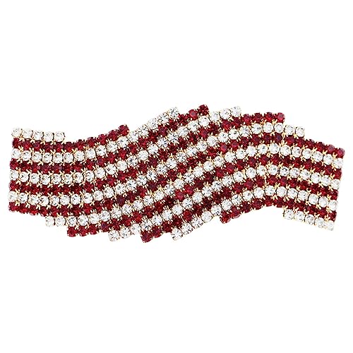 LALADEFIEE Strass Haarspange Für Damen Glitzernde Haarschmuck Accessoires Haarspangen Für Festliche Hochzeit Party Und Feenlooks von LALADEFIEE