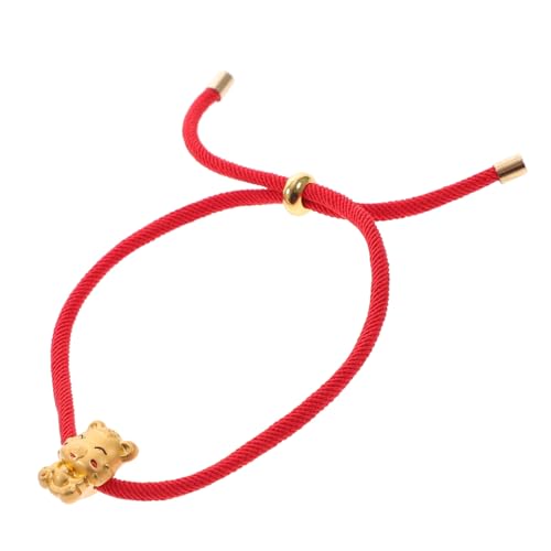 LALADEFIEE Geflochtenes Tiger armband aus Kupfer mit Stern design Handgefertigtes Unisex braided Bracelet für Neujahr Modisches Charm armband für Damen und Herren Vielseitig Kombinierbar von LALADEFIEE