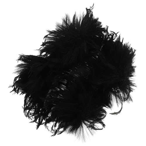 LALADEFIEE Großer Flausche-haar-clips Für Frauen Rutschfester Starker Halt Für Dickes Langes Haar Flauschiger Haarklammer Schwarz Für Winterstylings Und Festliche Anlässe von LALADEFIEE