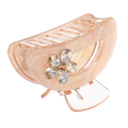 LALADEFIEE Rhinestone Haarklammer Für Frauen Verspielte Haarklammer Im Haifischdesign Mit Strasssteinen Rutschfest Für Hochzeiten Und Partys Elegantes Haaraccessoire von LALADEFIEE