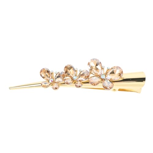 LALADEFIEE Alligator-haarspange Mit Kristall-schmetterling Funkelnder Strass-haarnadel Für Damen Modernes Haar-accessoire Goldener Clip Für Hochzeit Und Party LALADEFIEE Alligator-haarspange Mit Kristall-schmetterling Funkelnder Strass-haarnadel Für Damen Modernes Haar-accessoire Goldener Clip Für Hochzeit Und Party von LALADEFIEE