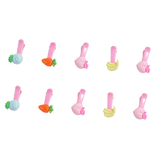 LALADEFIEE 10stücke Mädchen Haarclips Bunten Farben Süße Leichte Haarspangen Kunststoff Für Mädchen Für Partys Schule Und Alltag Haarschmuck Kleine von LALADEFIEE