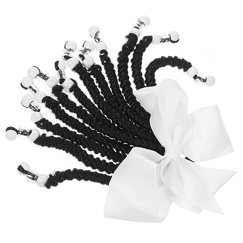 LALADEFIEE Haarverlängerung Pferdeschwanz Geflochtene Perücke Synthetische Pferdeschwanzverlängerung Haarteil Für Frauen Geflochtenes Pferdeschwanz-design von LALADEFIEE