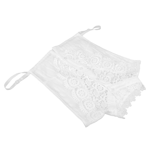 LALADEFIEE Falscher Kragen Damen Halbes Hemd Stoff Abnehmbarer Blusenkragen Kragen Für Damen Atmungsaktiv Und Komfortabel Für Ausflüge Oder Formelle Anlässe von LALADEFIEE