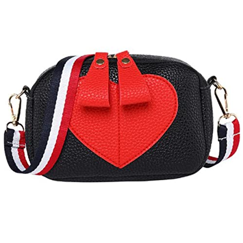 LALADEFIEE Umhängetasche Mit Herzmuster Für Mädchen Crossbody-wickeltasche Aus Pu Großem Fassungsvermögen Sicherer Reißverschluss Geeignet Für Dinnerpartys Und Tanzveranstaltungen von LALADEFIEE