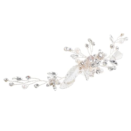 LALADEFIEE Hochwertiger Brautschmuck Glänzender Haarklip Mit Strass Für Hochzeiten Eleganter Seitlicher Haaraccessoire Für Bräute Und Brautjungfern von LALADEFIEE