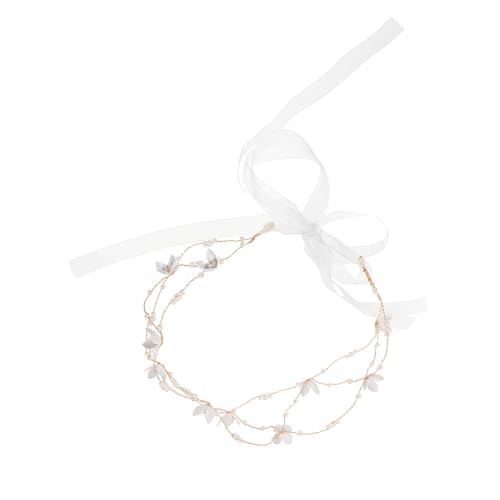 LALADEFIEE Stirnband Für Damen Haarbänder Für Braut Kopfschmuck Für Hochzeit Brautschmuck Für Abschlussball Party Gartenempfang Geburtstag Modisch Leicht Angenehm Elegant Vielseitig von LALADEFIEE
