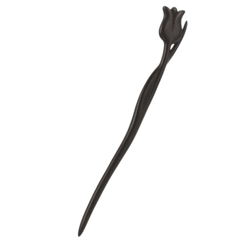 LALADEFIEE Handgefertigter Haarschmuck Schwarzem Vintage Haarnadel Mit Rosen- Für Hochsteckfrisuren Für Damen Vielseitig Einsetzbar Und Robust von LALADEFIEE