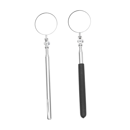 LALADEFIEE Inspektionsspiegel Faltbar Wimpernspiegel Vergrößerungsspiegel Kosmetikspiegel Make-up-tool Mit Einstellwinkel von LALADEFIEE