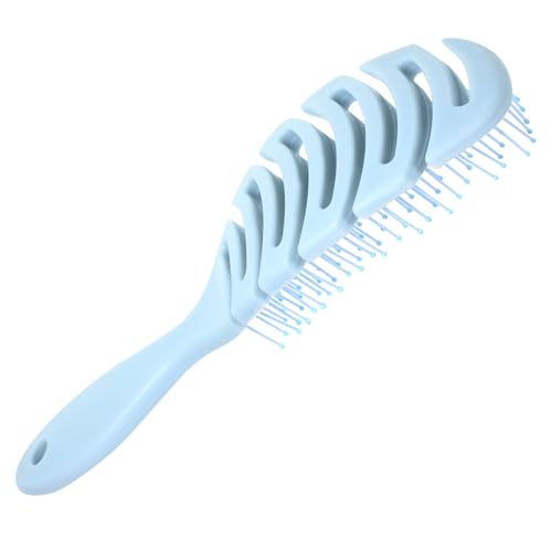 LALADEFIEE Comb Massagierender Haarkamm Für Frauen Großer Gebogener Kamm Zur Entwirrung Von Haaren Handlicher Friseurkamm Ideal Für Haarpflege Und Styling Gebogener Positionierungskamm von LALADEFIEE