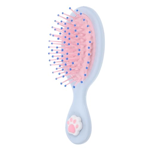 LALADEFIEE Kleine Haarbürste Zum Entwirren Nasshaarbürste Tragbar Für Trockenes Haar Haarbürste Mit Katzenkrallen-design Für Kleinkinder Entwirrungshaarbürste Dekorativ Für Mädchen von LALADEFIEE