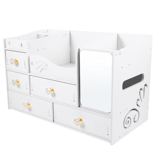 LALADEFIEE Kosmetik-aufbewahrungsbox Mit Schubladen Make-up-organizer-box Schreibtisch Kosmetik-aufbewahrungshalter Praktisch Und Nützlich LALADEFIEE Kosmetik-aufbewahrungsbox Mit Schubladen Make-up-organizer-box Schreibtisch Kosmetik-aufbewahrungshalter Praktisch Und Nützlich von LALADEFIEE