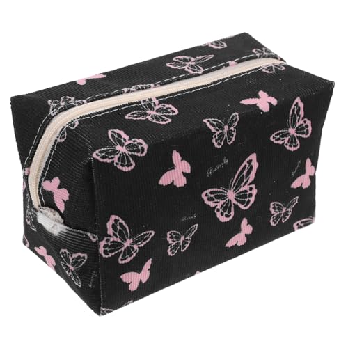 LALADEFIEE Damen Kosmetiktasche Mit Schmetterlingsdesign Reißverschluss-Make-up-organisationset Für Multifunktionale Aufbewahrungstasche Für Kosmetik Und Alltagsgegenstände Langlebig Und LALADEFIEE Damen Kosmetiktasche Mit Schmetterlingsdesign Reißverschluss-Make-up-organisationset Für Multifunktionale Aufbewahrungstasche Für Kosmetik Und Alltagsgegenstände Langlebig Und von LALADEFIEE