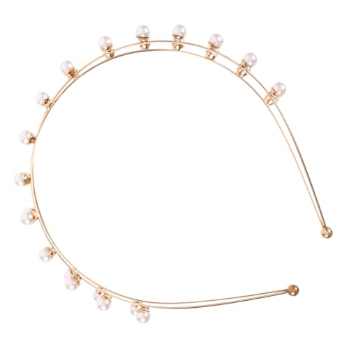 LALADEFIEE Kreuz-perlen-stirnband Für Hochzeits Und Partyzubehör Dekorativer Haarschmuck Für Besondere Anlässe Und Festliche Outfits von LALADEFIEE