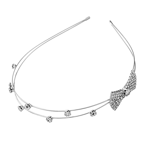 LALADEFIEE Strass-stirnband Aus Kristall Für Frauen Mädchen Haarband Mit Schleife Schützt Vor Wind Rutschfest Und Elegant von LALADEFIEE