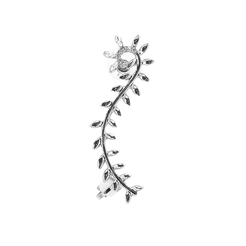 LALADEFIEE Leaf Ohrklemme für Damen Modische nicht Durchbohrte Ear Cuff mit Einzigartigem Blattform design Angenehm zu Tragen Stilvolles Accessoire für Verschiedene Anlässe von LALADEFIEE