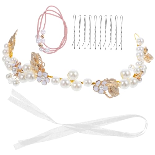 LALADEFIEE 1satz Glitzernder Kinderhaarreif Mit Blumenkranz Haarschmuck Mädchen Festlichen Dekoration Bei Geburtstagsfeiern Und Besonderen Anlässen von LALADEFIEE