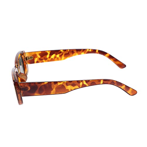LALADEFIEE Leopard Print Square Sonnenbrille Unisex Mode Eyewear UV Glare für Damen Herren Robust und für Strand und Alltag LALADEFIEE Leopard Print Square Sonnenbrille Unisex Mode Eyewear UV Glare für Damen Herren Robust und für Strand und Alltag von LALADEFIEE