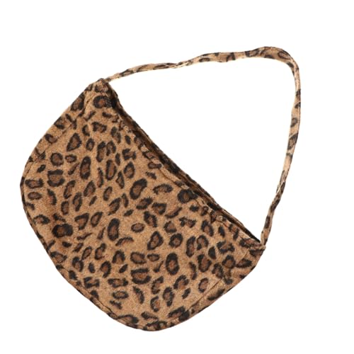 LALADEFIEE Leopardenmuster Damen Armpit Handbag Schultertasche Leicht Langlebig Modisch Vielseitig für Party Shopping Alltag von LALADEFIEE