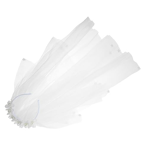 LALADEFIEE Blumenmädchen-stirnband Perlenblumen-haarband Kinder Haarparty-kopfbedeckung Foto-requisiten Für Geburtstage Kostümpartys von LALADEFIEE