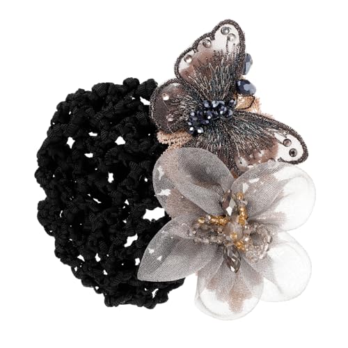 LALADEFIEE Netz Für Haare Aus Garn Und Haarnetz Für Dutt Haarspange Für Frauen Dutt-abdeckung Haarnetz Für Hochsteckfrisur Praktisch Und Langlebig von LALADEFIEE