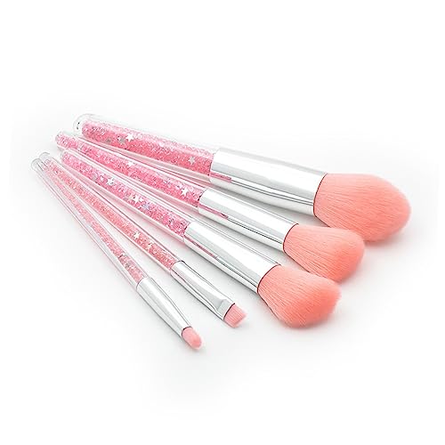 LALADEFIEE 5-teiliges Kosmetikpinsel-set Flüssig-foundation-bürste Puder-pinsel Augenbrauen-pinsel Make-up-zubehör Für Damen von LALADEFIEE