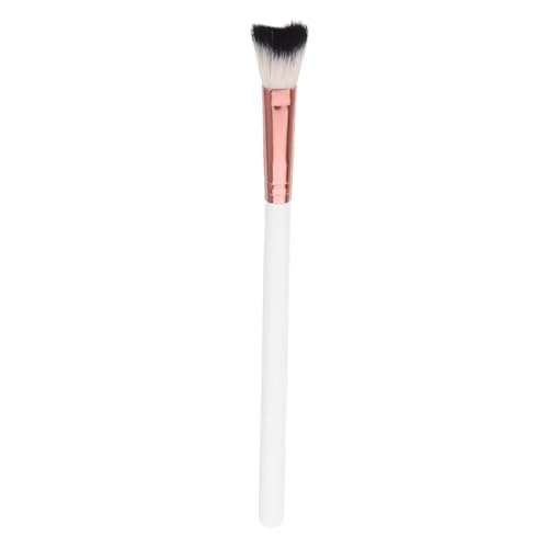LALADEFIEE Nasenpinsel Für Frauen Förmiger Highlighter-pinsel Roségold Weiche Borsten Tragbares Make-up-werkzeug Für Präzises Konturieren Und Auftragen Von Puder Für Unterwegs von LALADEFIEE