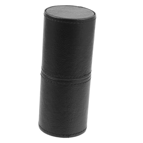 LALADEFIEE Kosmetik Pinselhalter Pu Großer Aufbewahrungskübel Für Make-up Und Stifte Praktischer Organizer Für Schreibtisch Und Badezimmer Für Lehrer Und Bürobedarf von LALADEFIEE