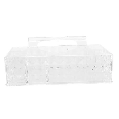 LALADEFIEE Makeup Organizer Box Für Kosmetische Produkte Tragbare Mit Mehreren Fächern Für Den Schreibtisch Ideal Für Kosmetik Und Pflegeprodukte von LALADEFIEE