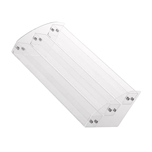 LALADEFIEE Multi Schicht Nagellack Organizer Für Lippenstift Ätherische Öle 3-stufiger Acryl Halter Für Kosmetik Platzsparend Transparent Stabil Für Zuhause Und Salon von LALADEFIEE