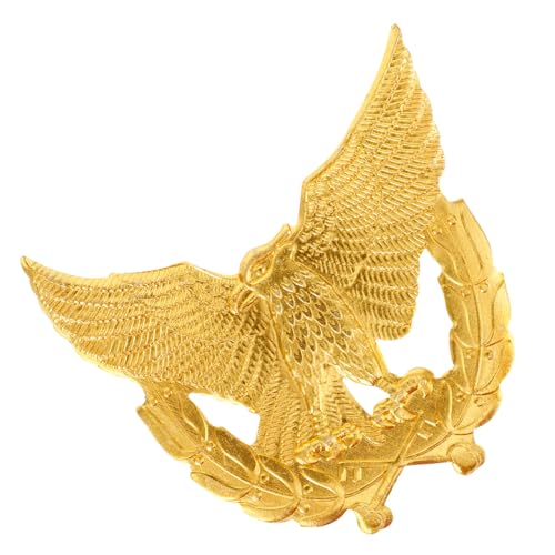 LALADEFIEE Metall Hutabzeichen Revers Vogel Glänzende Adlerform Pfadfinderadler Anstecker Anstecker Uniformadler Broschen Für Männer Adlerschmuck Adlerbrosche von LALADEFIEE