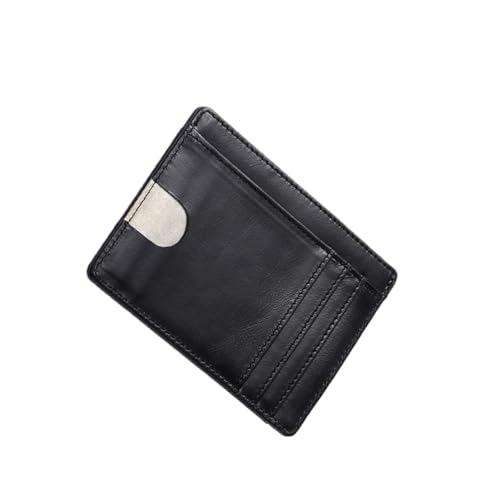 LALADEFIEE Minimalistische Herren Wallet RFID Schutz Echtes Diebstahl Kreditkartenhalter Fronttasche Portemonnaie mit Münzfach Schwarz LALADEFIEE Minimalistische Herren Wallet RFID Schutz Echtes Diebstahl Kreditkartenhalter Fronttasche Portemonnaie mit Münzfach Schwarz von LALADEFIEE